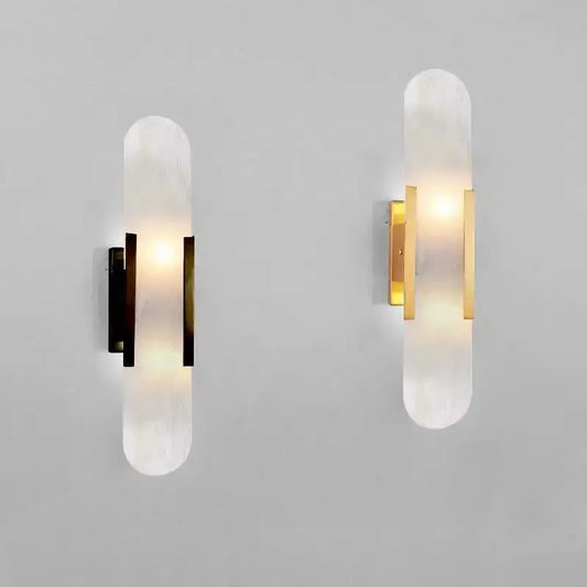 Decorbites™ Lineares Marmor-Lüster: Moderne kreisförmige Alabaster-Pendantleuchte