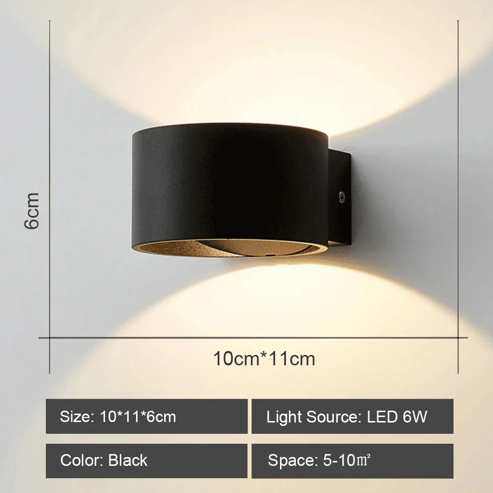Decorbites™ LED-Acrylic-Wandlampenschirm für Schlafzimmer Wohnzimmer Heimdekoration