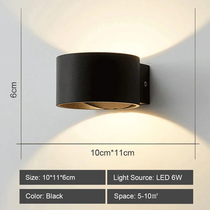 Decorbites™ LED-Acrylic-Wandlampenschirm für Schlafzimmer Wohnzimmer Heimdekoration