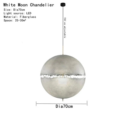 Decorbites™ Designer-Mondanhänger-Leuchter Hochwertige LED-Beleuchtung für Wohnzimmer und Schlafzimmer