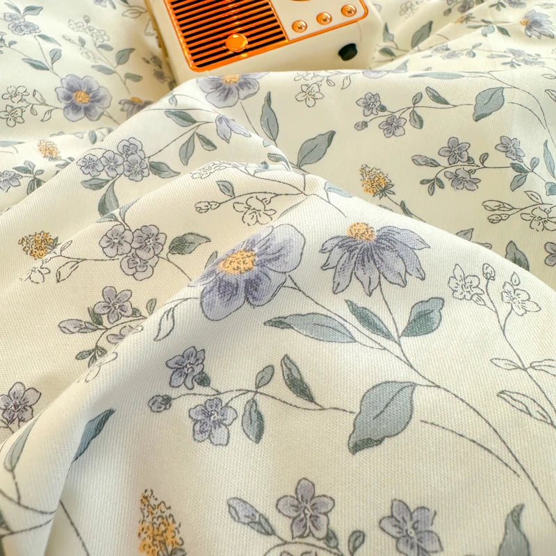 Floral Ruffle Bedding Set