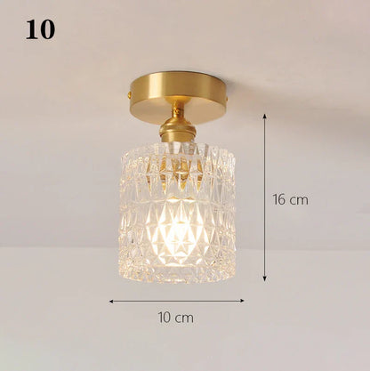 Decorbites™ Glas-Schirm-Hängeleuchte für Küchen-Gang-Schlafzimmer LED-Leuchten-Armaturen