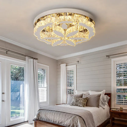 Decorbites™ Kristall-Deckenleuchter: Moderne LED-Beleuchtung mit Fernbedienung zum Dimmen für luxuriöse Einrichtung des Zuhauses