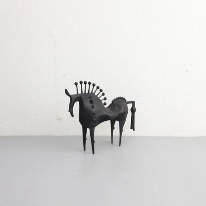 Decorbites™ Abstrakte Pferde-Metallskulptur Dekorative Figur - Wohnungsdekoration-Zubehör