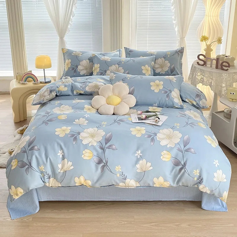Decorbites™ Baumwoll-Bettwäsche-Set mit Druck für süßen, gemütlichen Schlaf