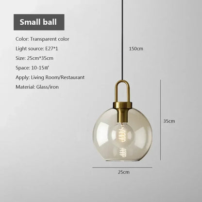 Decorbites™ Industrielles Glas-Hängeleuchte für Wohnzimmer Küchen-Kronleuchter