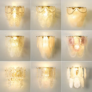 Crystal Glass Wall Lamp