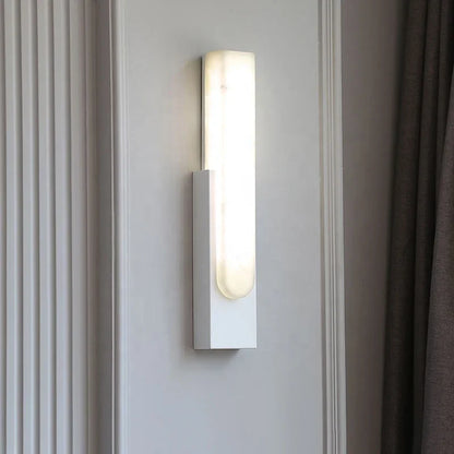 DecorBites™ Grey Metal LED Marble Wall Sconce Lamp for Nordic Modern Bedroom