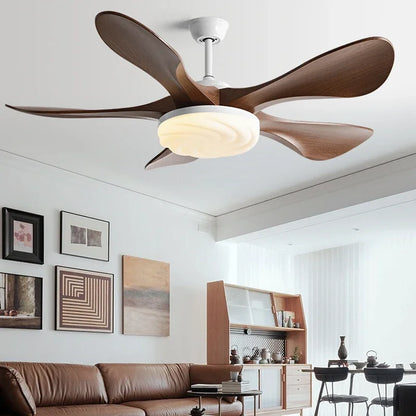 Decorbites™ 58-Zoll schwarzer Deckenventilator für Ess- und Wohnzimmer mit starkem Wind.