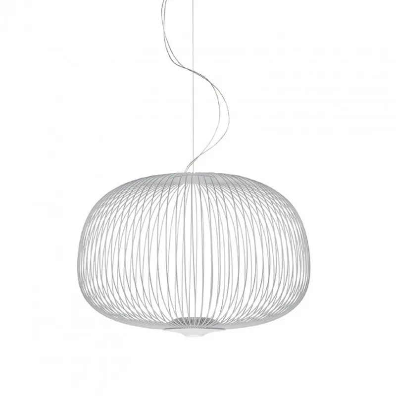 Gold Cage LED Pendant Lamp