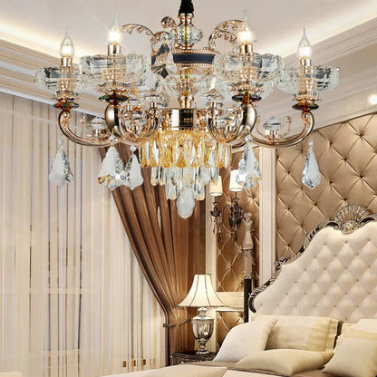 Decorbites™ Jade-Kristall-Kronleuchter: Elegante europäische Wohnzimmerlampe