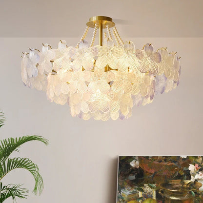 Decorbites™ Blattloser Kristall-Lüster: Moderne französische Beleuchtung für Wohnzimmer und Schlafzimmer