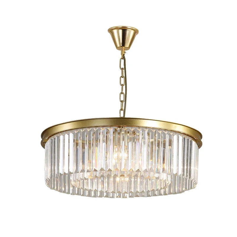 Crystal Gold Black Pendant