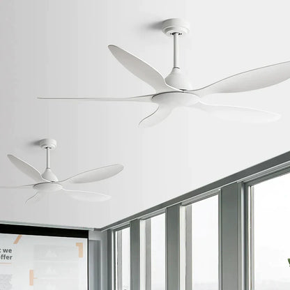 Decorbites™ 56-Zoll Deckenventilator: Modern, Fernbedienung, Kommerziell, Büro, Industrie, Lampenloser Elektroventilator
