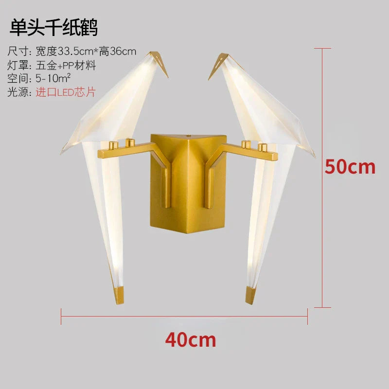 Decorbites™ Little Bird LED Wandlampe: Moderner nordischer Stil für Schlafzimmer und Wohnzimmer