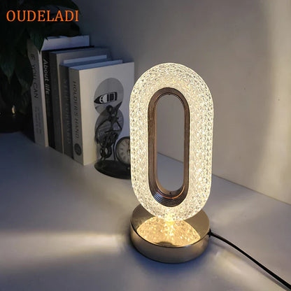 Decorbites™ Kristall-Nachttischlampe für das Schlafzimmer: Romantische LED-Atmosphäre, kreatives Design