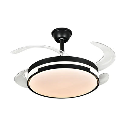 Decorbites™ Unsichtbarer Deckenventilator mit LED-Licht, ausklappbaren Flügeln, Fernbedienung