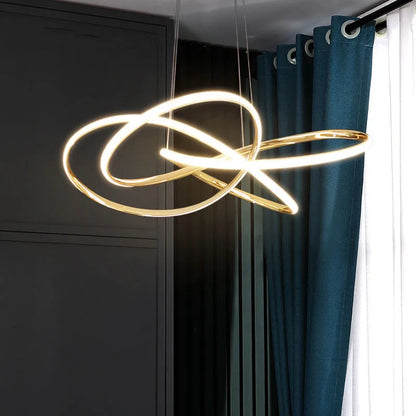 Decorbites™ Geometrische Line-LED-Kronleuchter für moderne Heimdekoration, Wohnzimmer, Esszimmer, Bar & Laden