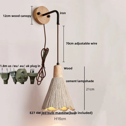 DecorBites™ LED Wall Light Fixture with Pull Chain Switch - Modern Nordic Design