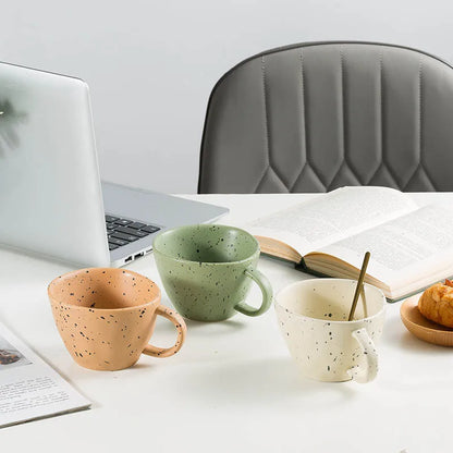 DecorBites™ Creative Ceramic Espresso Coffee Cup Set for Couples