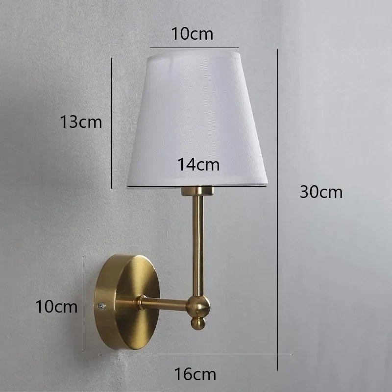 Decorbites™ LED Schwarz & Gold Wandlampe - Luxus-Schlafzimmerbeleuchtung