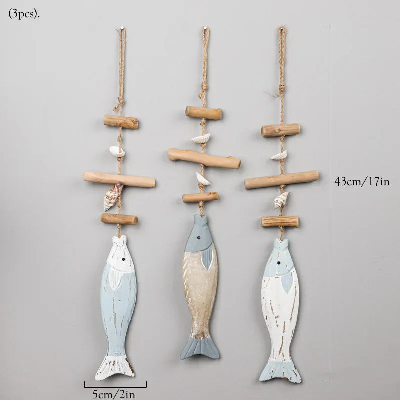 Decorbites™ Küstenholz-Leuchtturm- und Schiffsmodell für mediterrane Heimdekoration