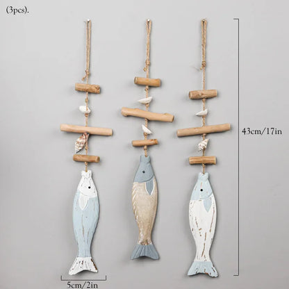 Decorbites™ Küstenholz-Leuchtturm- und Schiffsmodell für mediterrane Heimdekoration