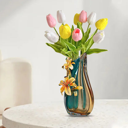 Decorbites™ Handgefertigte Emaille-Vase für die Dekoration von Wohnzimmer-TV-Schrank und Weinschrank