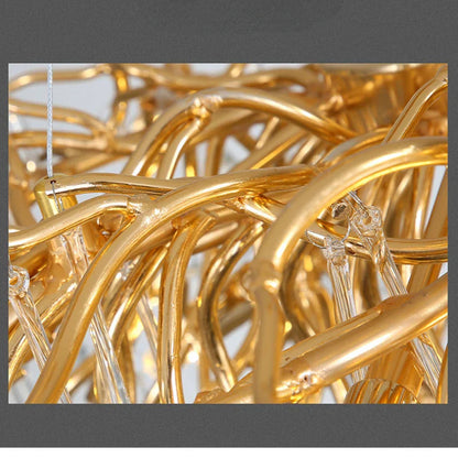 Decorbites™ Kristall-Wassertropfen-Zweige-Kronleuchter LED-Beleuchtungskörper für Halle und Wohnzimmer