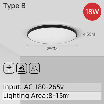 DecorBites™ LED Ceiling Light Bathroom Chandelier Panel Fixture for Home Decor Lighting