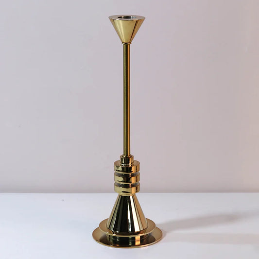 Decorbites™ Gold Geometrischer Kerzenhalter Kandelaber für Hochzeits-Tischdekorationen und Heimdekoration