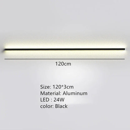 Decorbites™ LED-Wandleuchte Dimmer-Schalter Schwarz Gold Weiß Metall Wandlampen Schlafzimmer Ganglampe