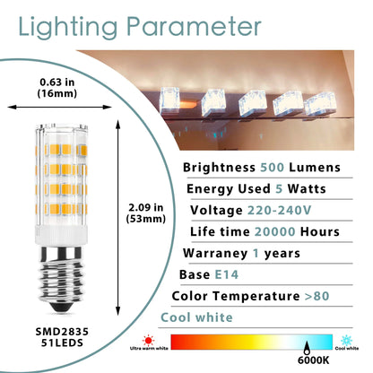 DecorBites™ G9 LED Corn Bulb 3W 5W 220V 3000K 6000K Silica Gel SMD2835 Chandelier Light
