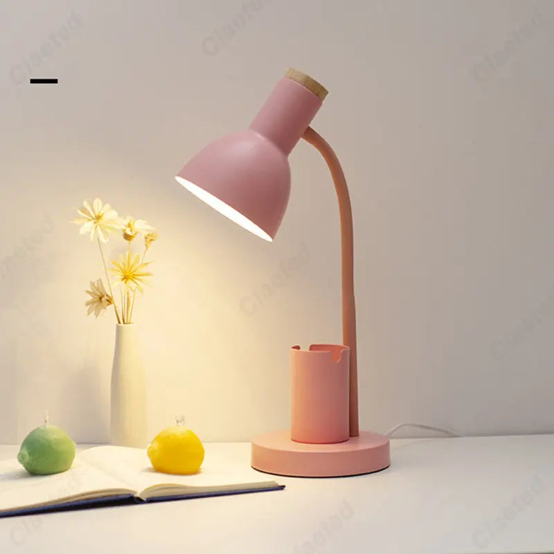 Decorbites™ Niedliches nordisches Schreibtischleuchte mit Stifthalter für Home-Office und Schlafzimmer