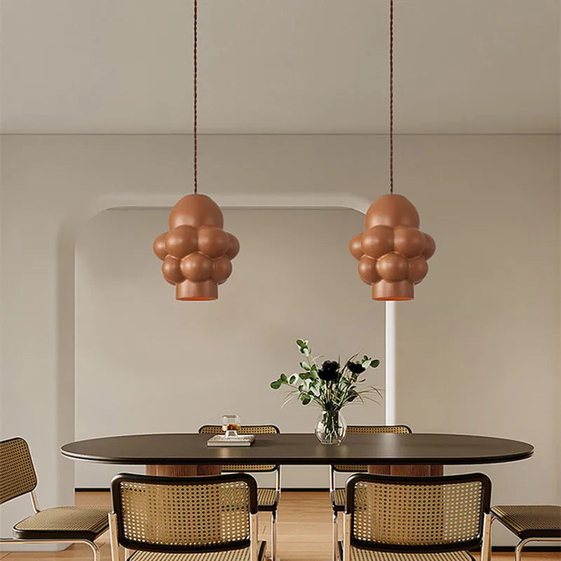 Decorbites™ Cremige Wind LED-Kronleuchter: Nordischer Wabi-Sabi-Stil für Esszimmer, Schlafzimmer und Bar