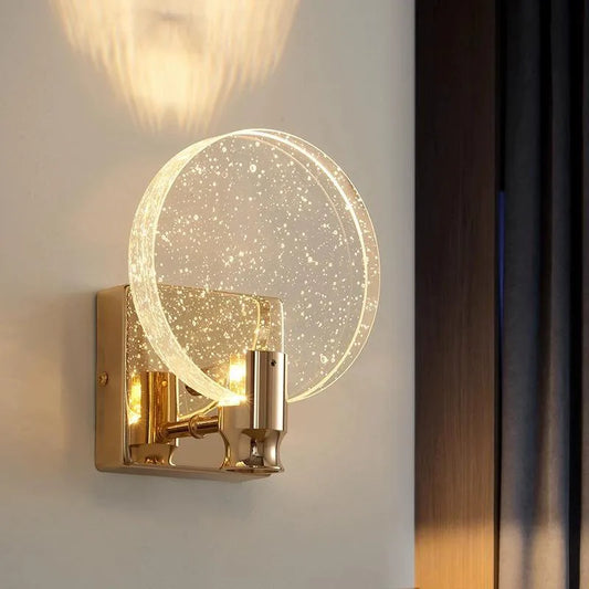 Decorbites™ Kristall-Blase-Wandlampe: Moderne Luxusbeleuchtung für Schlafzimmer, Wohnzimmer und Gang