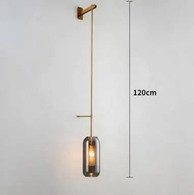 Gold Industrial Wall Sconce