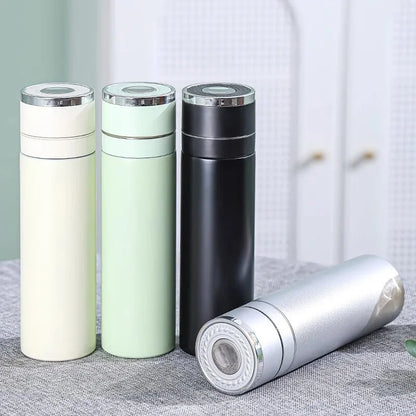 Decorbites™ 400ml Edelstahl-Vakuum-Isoliert-Becher für Herren, einfarbiges Thermos-Becher