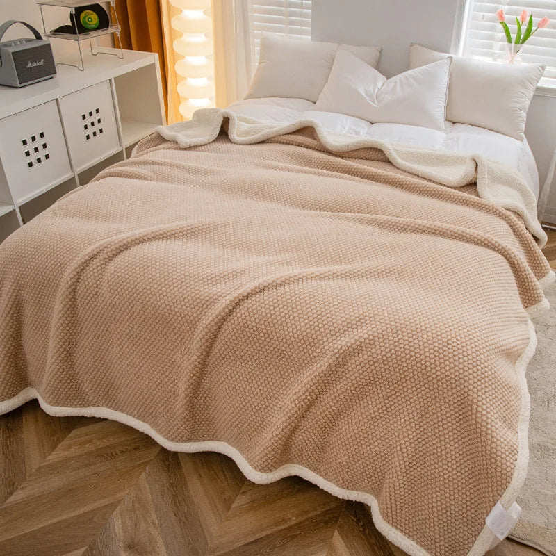 Decorbites™ Hochdichte Plüsch-Doppel-Lagen-Decke - Multifunktional und gemütliche Wärme