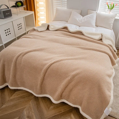 Decorbites™ Hochdichte Plüsch-Doppel-Lagen-Decke - Multifunktional und gemütliche Wärme