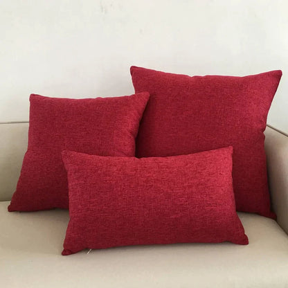 Decorbites™ Elfenbein-Sofakissenbezug 30x50cm 40x40cm 45x45cm 50x50cm 60x60cm Uni-Farbe