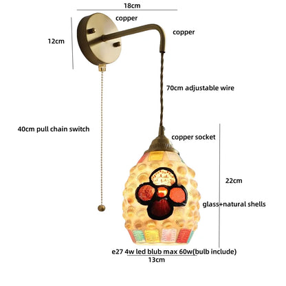 Decorbites™ Glas-Schale LED-Wandleuchten: Modernes, farbenfrohes, nordisches Design
