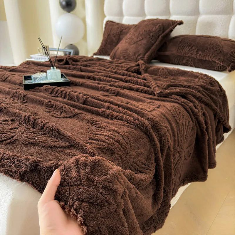 Chiffon Butterfly Jacquard Throw