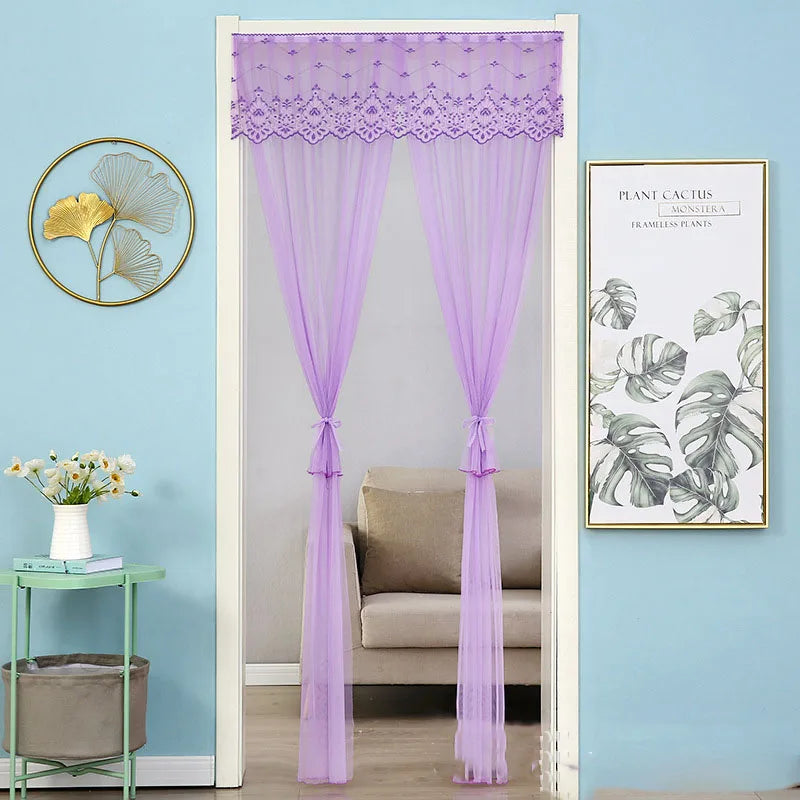 Lace Summer Insect Curtain