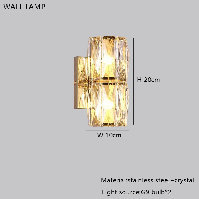 Decorbites™ Gold Kristall-Deckenleuchte: Luxuriöser Vintage-Kronleuchter für das Wohnzimmer