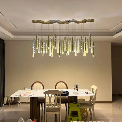 Decorbites™ Gold/Silber LED-Kronleuchter für Beleuchtung in Zuhause, Restaurant und Schönheitssalon