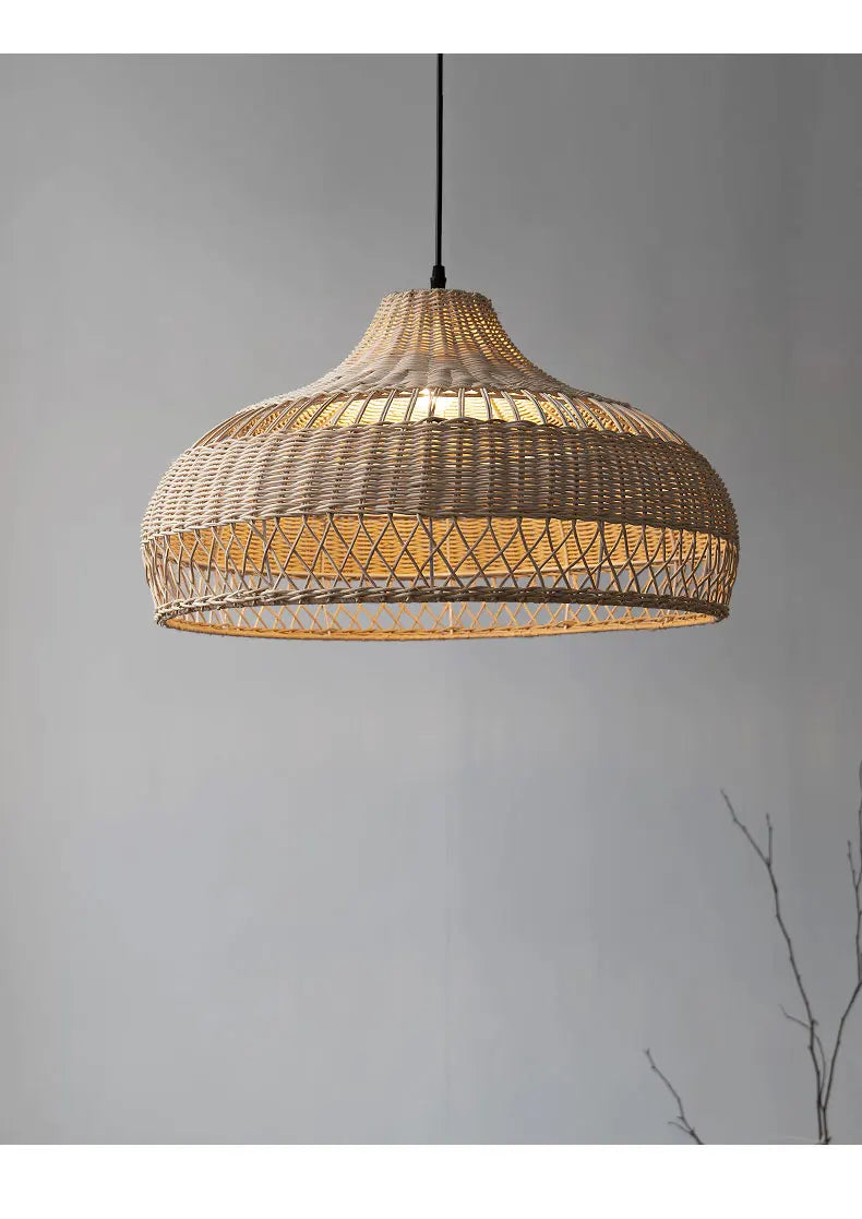Decorbites™ Bambus-Rattan-Hängeleuchten für Küsten-Wabi-Sabi-Heimdekoration