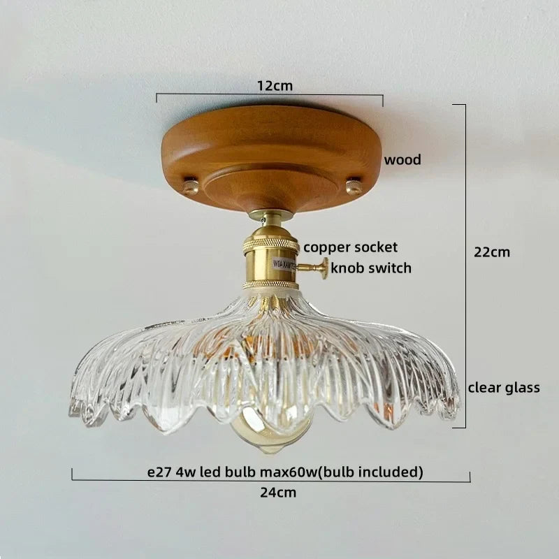Decorbites™ Glas-Kupfer-LED-Deckenleuchte im modernen Stil für die Heimdekoration und das Restaurant