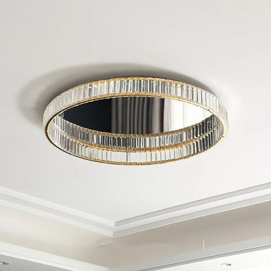 Decorbites™ Goldstahl LED dimmbare Deckenleuchten Luxus-Kristallarmatur
