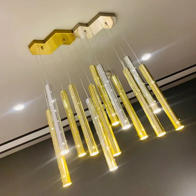 Decorbites™ Gold/Silber LED-Kronleuchter für Beleuchtung in Zuhause, Restaurant und Schönheitssalon